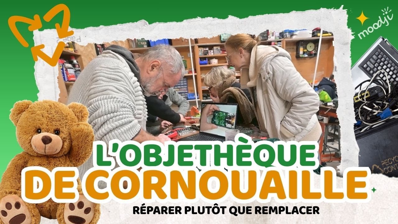 ♻️Réparer plutôt que remplacer : un après midi à l'Objethèque de Cornouaille