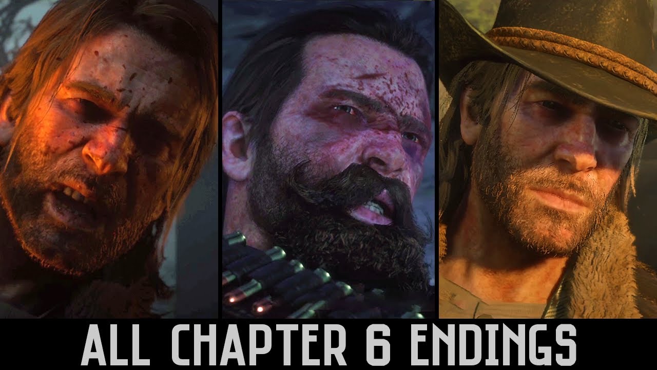 ALL FOUR ENDINGS - Chapter 6 | Low vs High Honor - Red Dead Redemption 2 (RDR2)