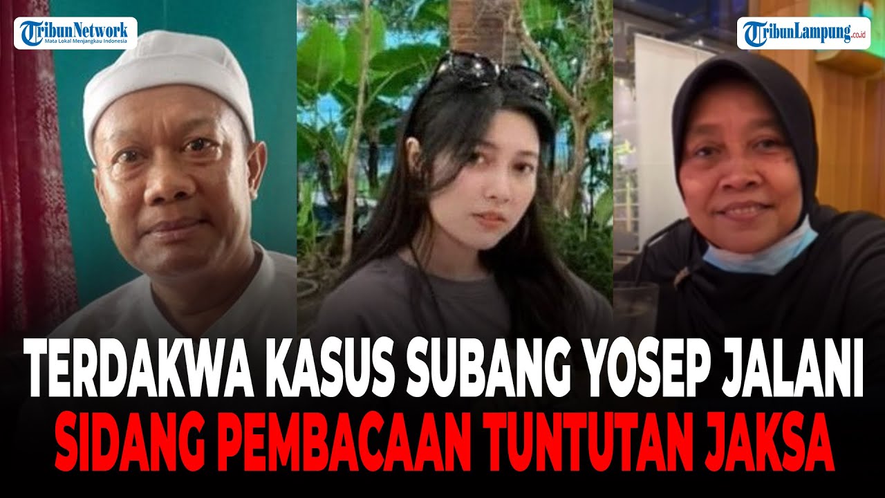Terdakwa Kasus Subang Yosep Jalani Sidang Pembacaan Tuntutan Jaksa