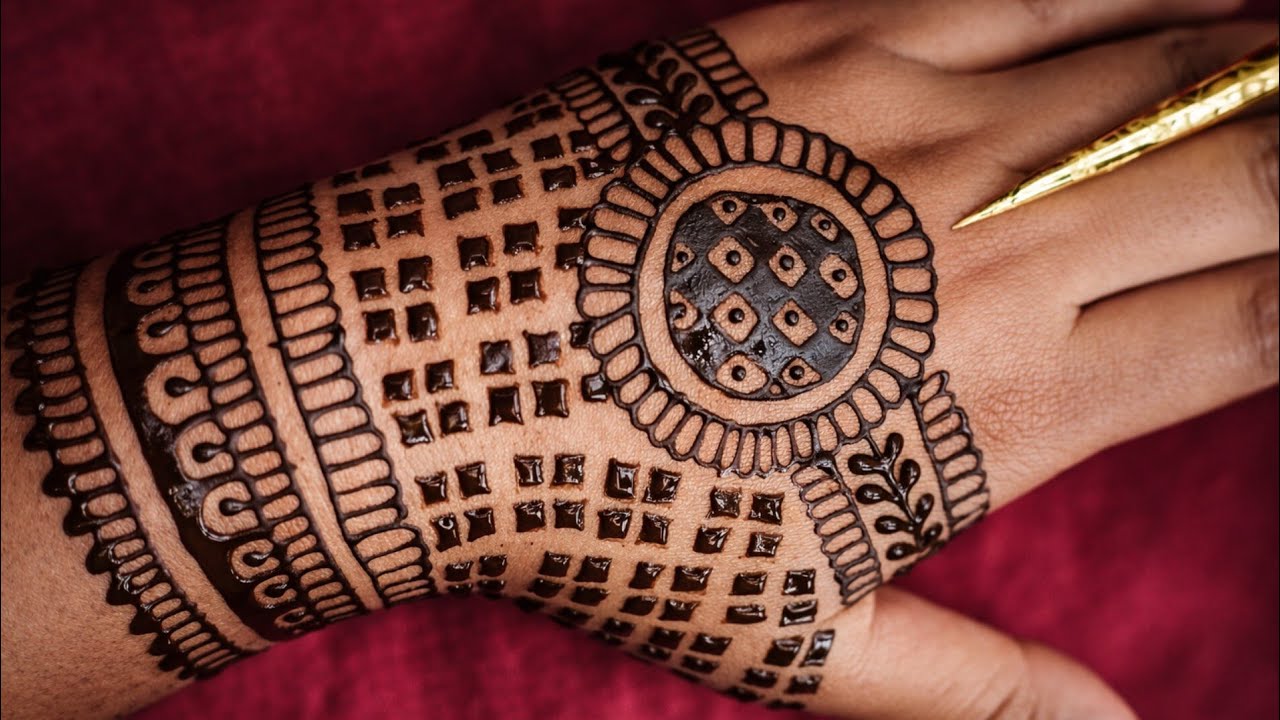 Back hand simple mehndi design ll mehndi design for beginners ll latest mehndi design ll #mehndi 
