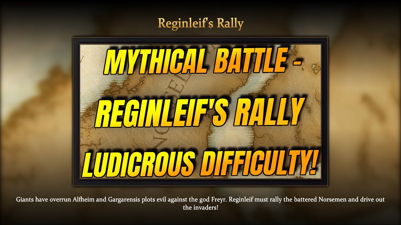 Reginleif's Rally - LUDICROUS - Age of Mythology: Retold - Mythical Battle (FULL PLAYTHROUGH)!