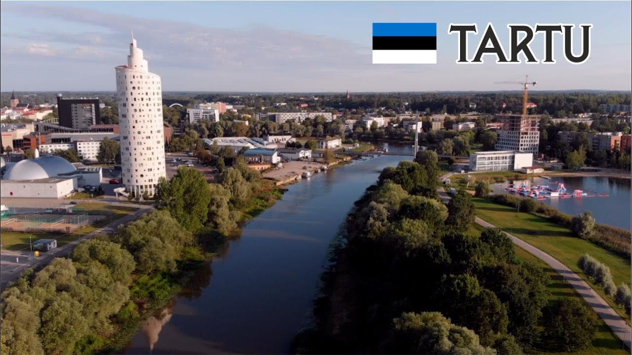 Estonia, Tartu 🇪🇪 - Birds view on the city!