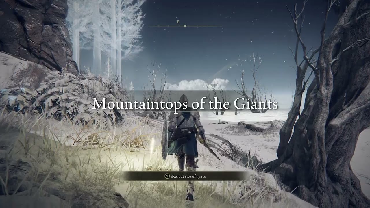 Elden Ring Get to Snow Valley Ruins Overlook Site of Grace