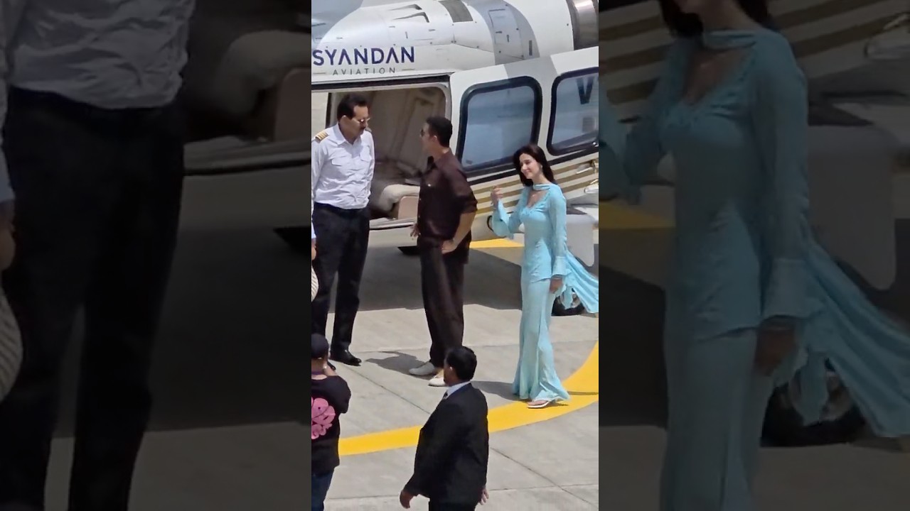 Star Cast of Welcome to the Jungle at Tmu University Moradabad by Helicopter | Akshay Kumar #shorts