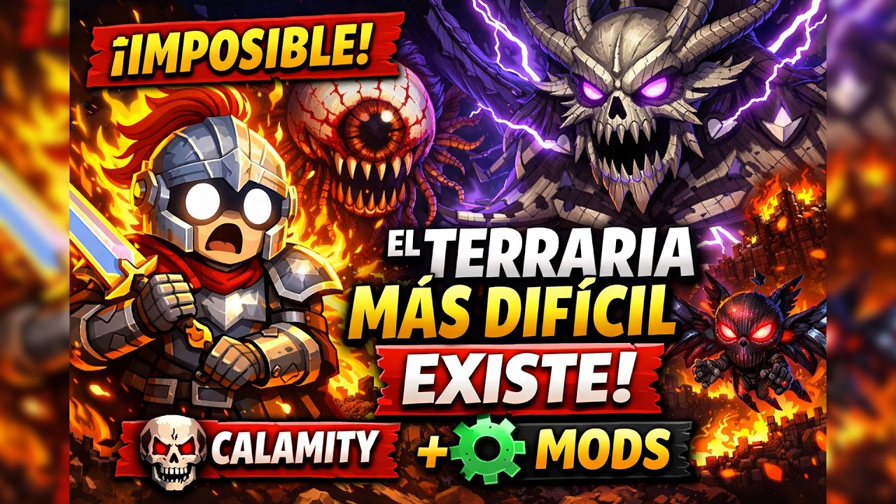 🚨 El Terraria M&Aacute;S DIF&Iacute;CIL EXISTE (Calamity + Mods)