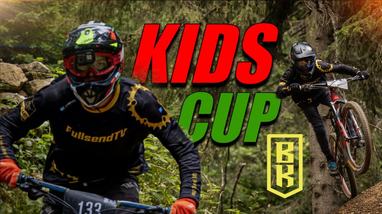 Our First Downhill Race / Kid's Cup / BikeKingdom