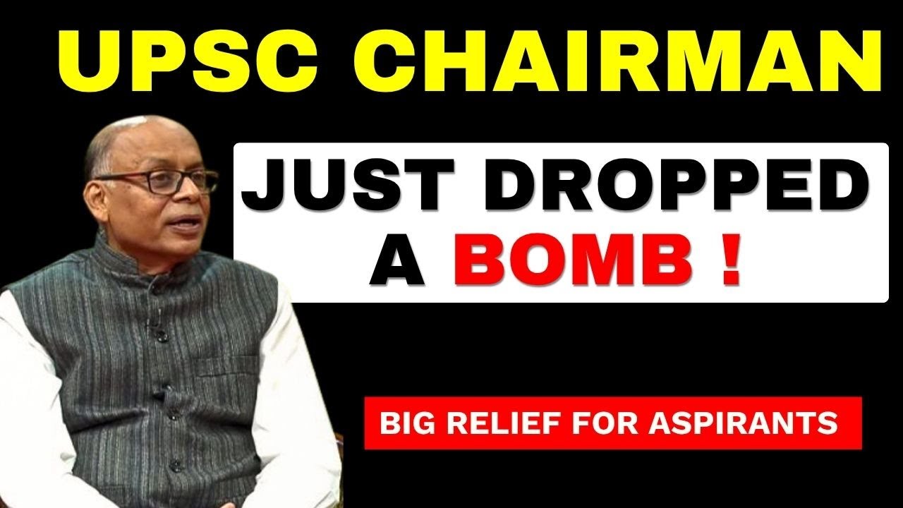 UPSC Chairman Shocking Interview That Aspirants Must Know | UPSC Age Limit, Optionals & Answer Key