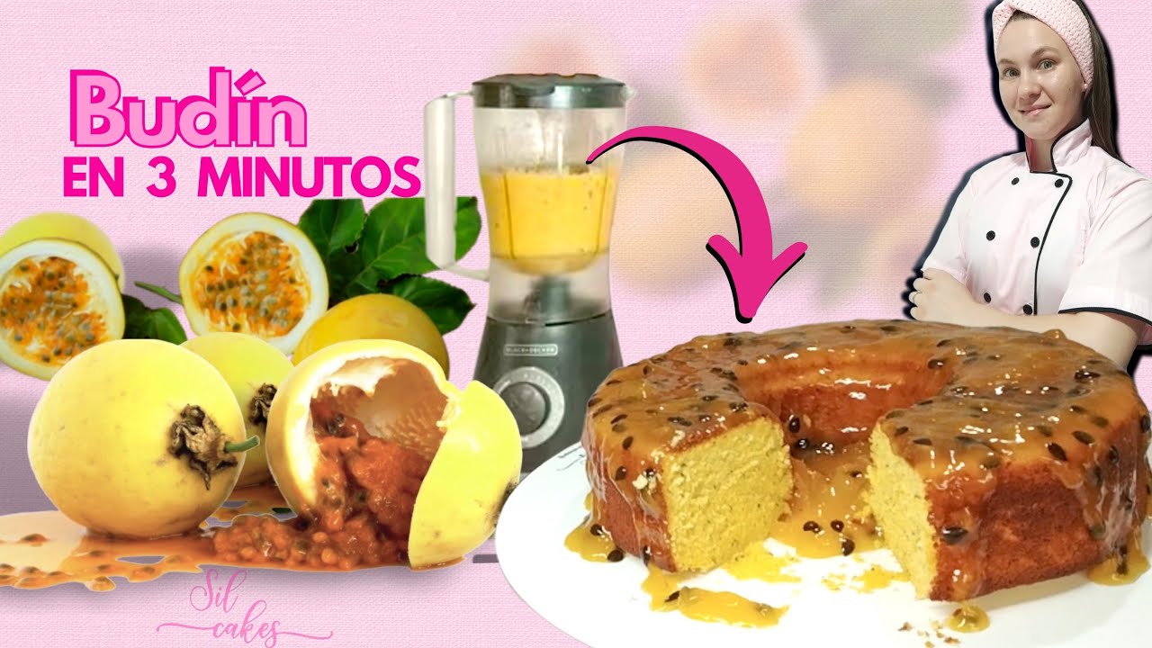 TORTA de Maracuyá Súper Facil Para la Merienda en Familia - Budín de Maracuyá - Torta de Parchita