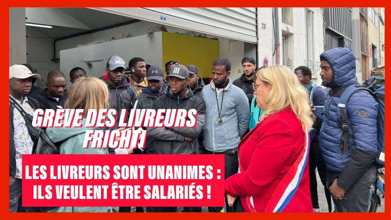 LES LIVREURS  FRICHTI EN GRÈVE SONT UNANIMES : ILS VEULENT ÊTRE SALARIÉS !
