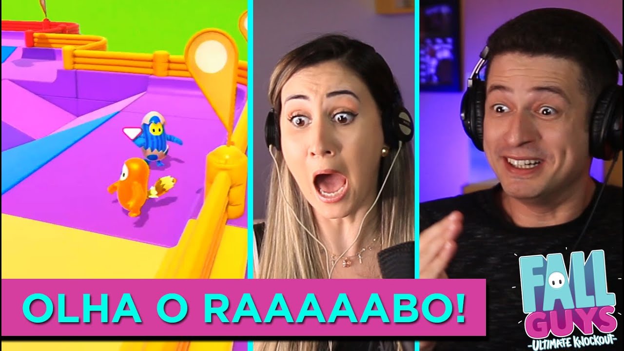 O RABINHOOOO!!!! SUELEN, O RABINHO!!!!! Casal Joga - Fallguys
