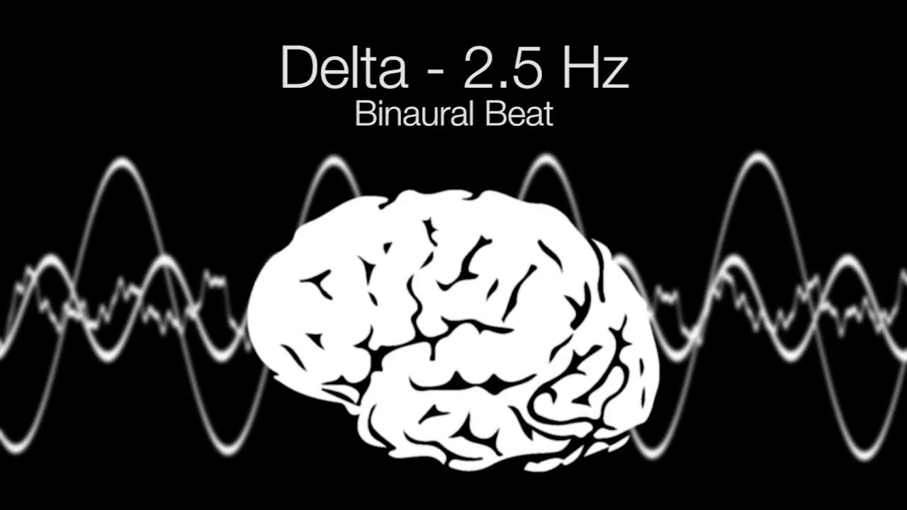 'Relaxing Endorphines' Delta Binaural Beats - 2.5Hz (1h Pure)