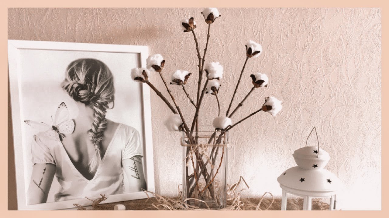 🐩 How to make cotton flowers (DIY) 🐩