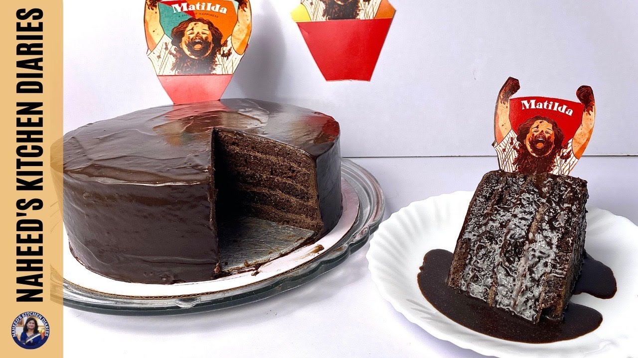 Matilda Cake Recipe | Moist And Fudgy Chocolate Cake Recipe | Naheed&rsquo;s Kitchen Diaries