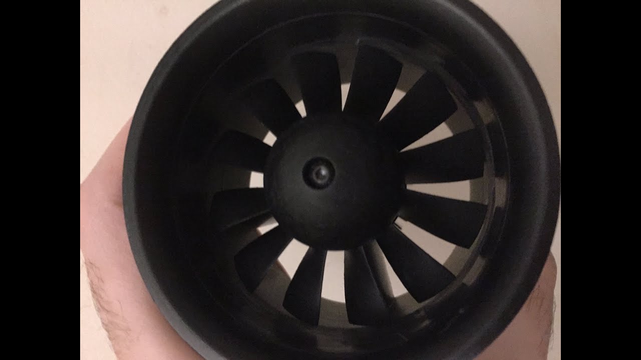 70mm EDF 12 blades 2500kv 6S thrust test