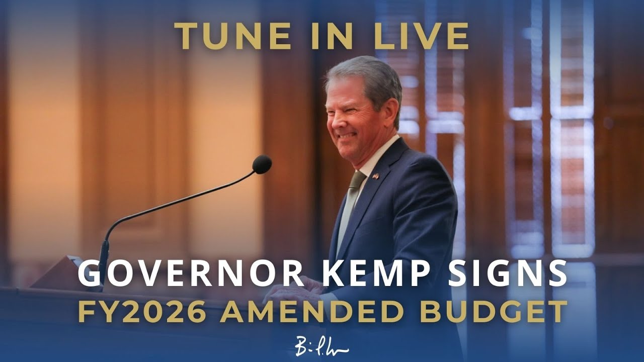 Governor Kemp Signs Amended 2026 Budget