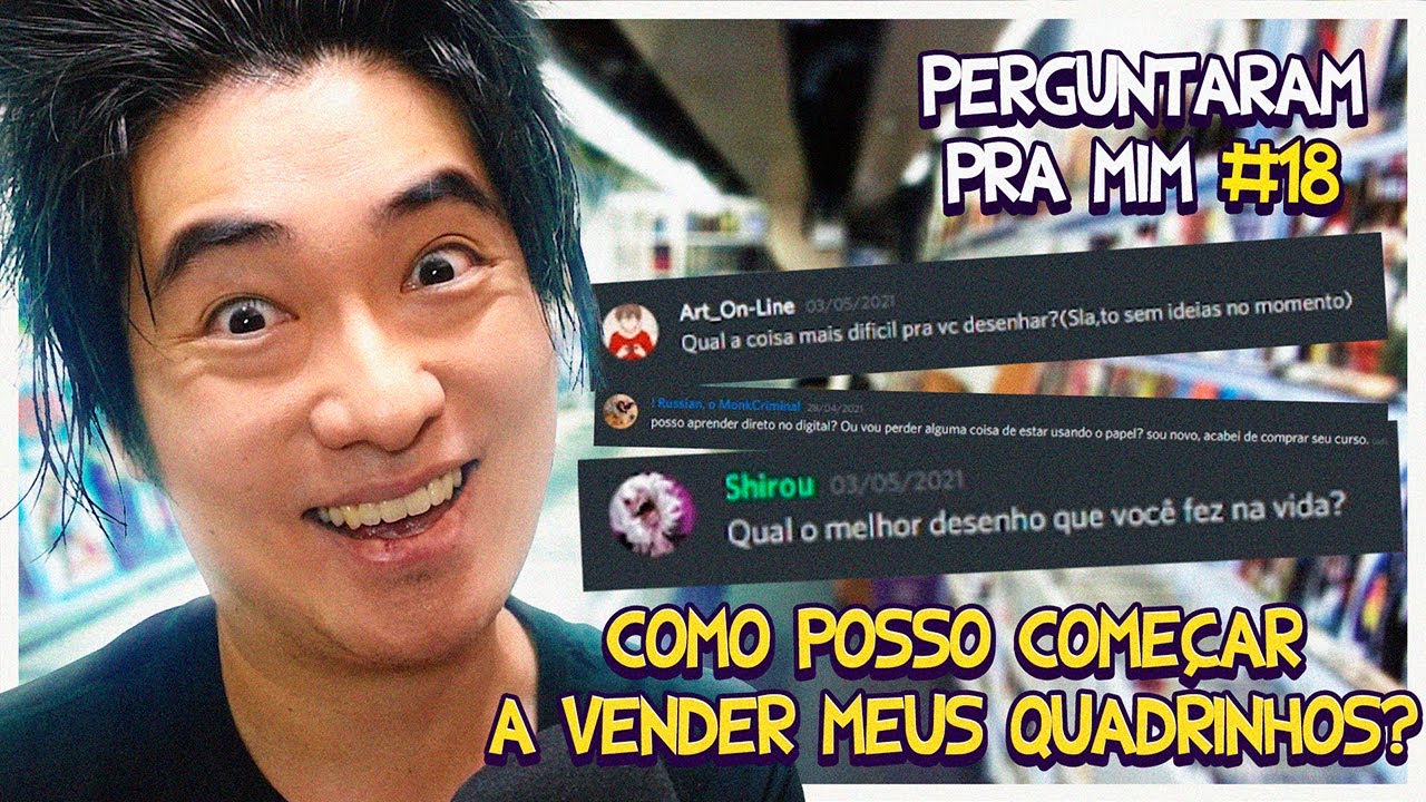 Como COMEÇAR a VENDER meus quadrinhos? - PERGUNTARAM PRA MIM #18