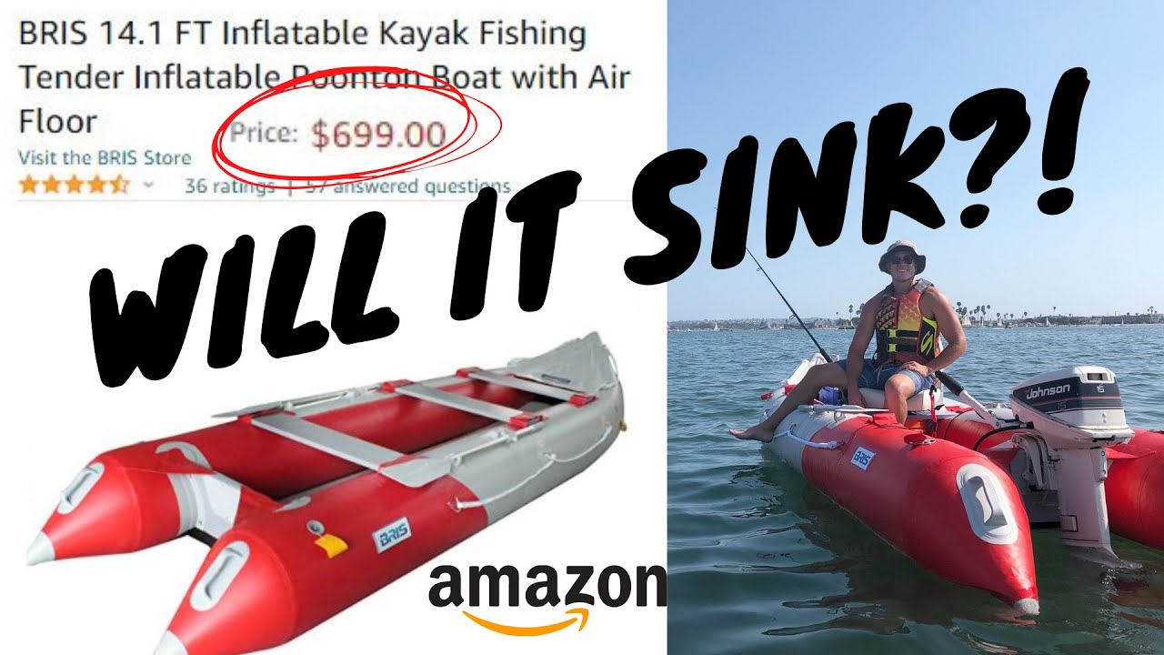Лучшая надувная лодка для морской рыбалки? Обзор Bris Kaboat с подвесным мотором Johnson 15 л.с.