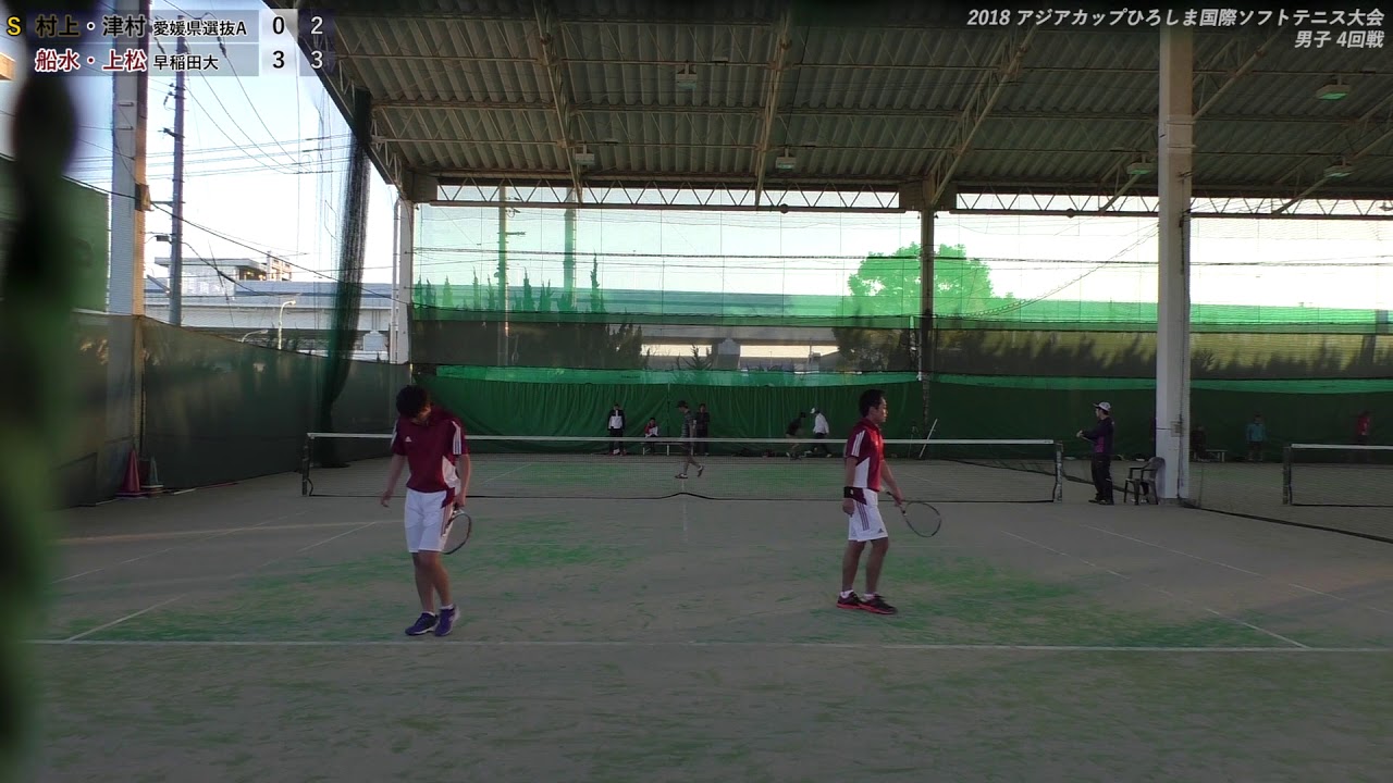 2018 アジアカップひろしま 国際ソフトテニス大会 男子4回戦-②