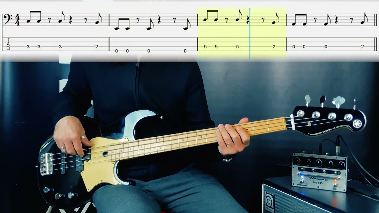 Billie Eilish - Blue (Bass Cover Tabs) #billieeilish  #basscover