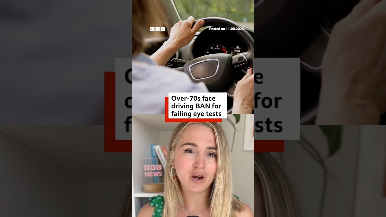 Over-70s face UK driving ban for failing eye tests. #Driving #BBCNews