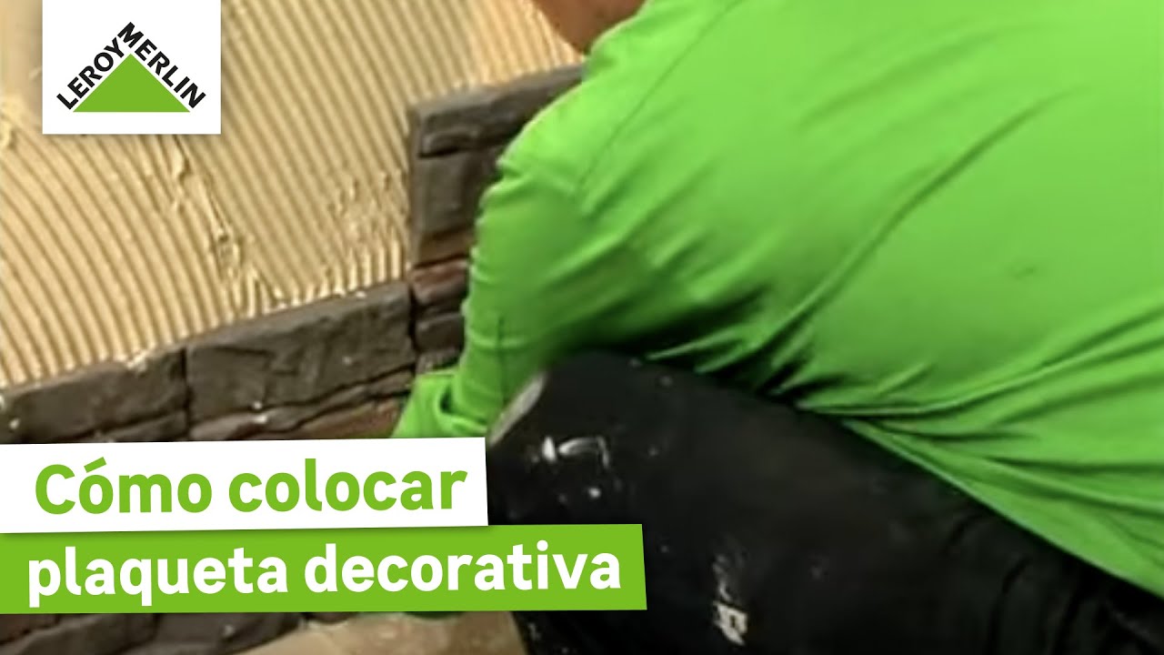 Cómo instalar plaqueta decorativa de exterior Parte I | LEROY MERLIN