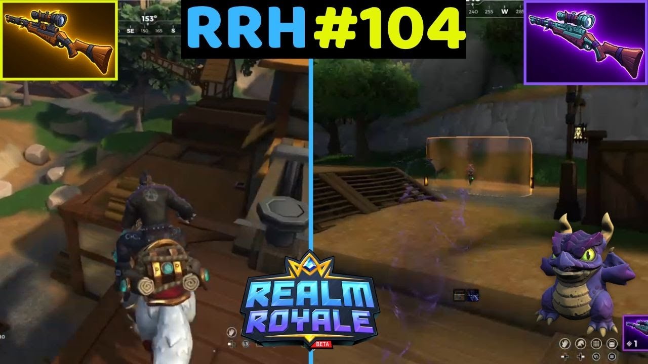Double Headshot / Invis snipe - Realm Royale Highlights #104 (Best Moments)