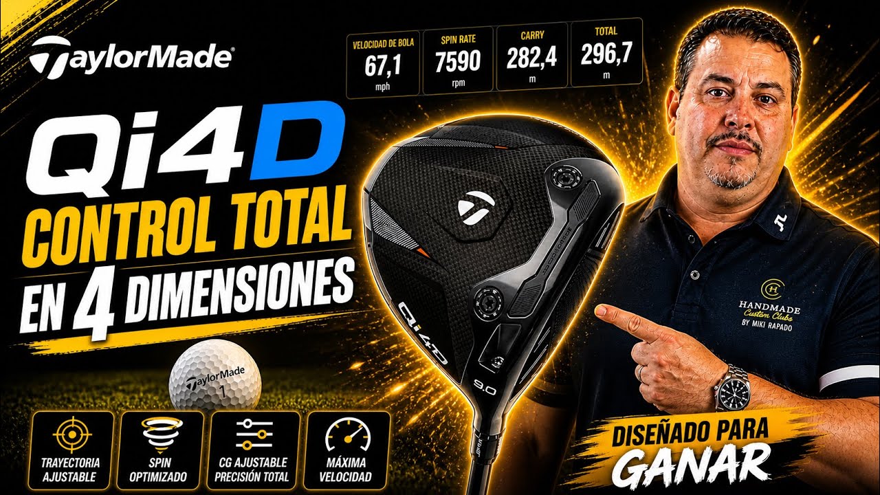TaylorMade QI 4D 2026 | Análisis completo del nuevo driver