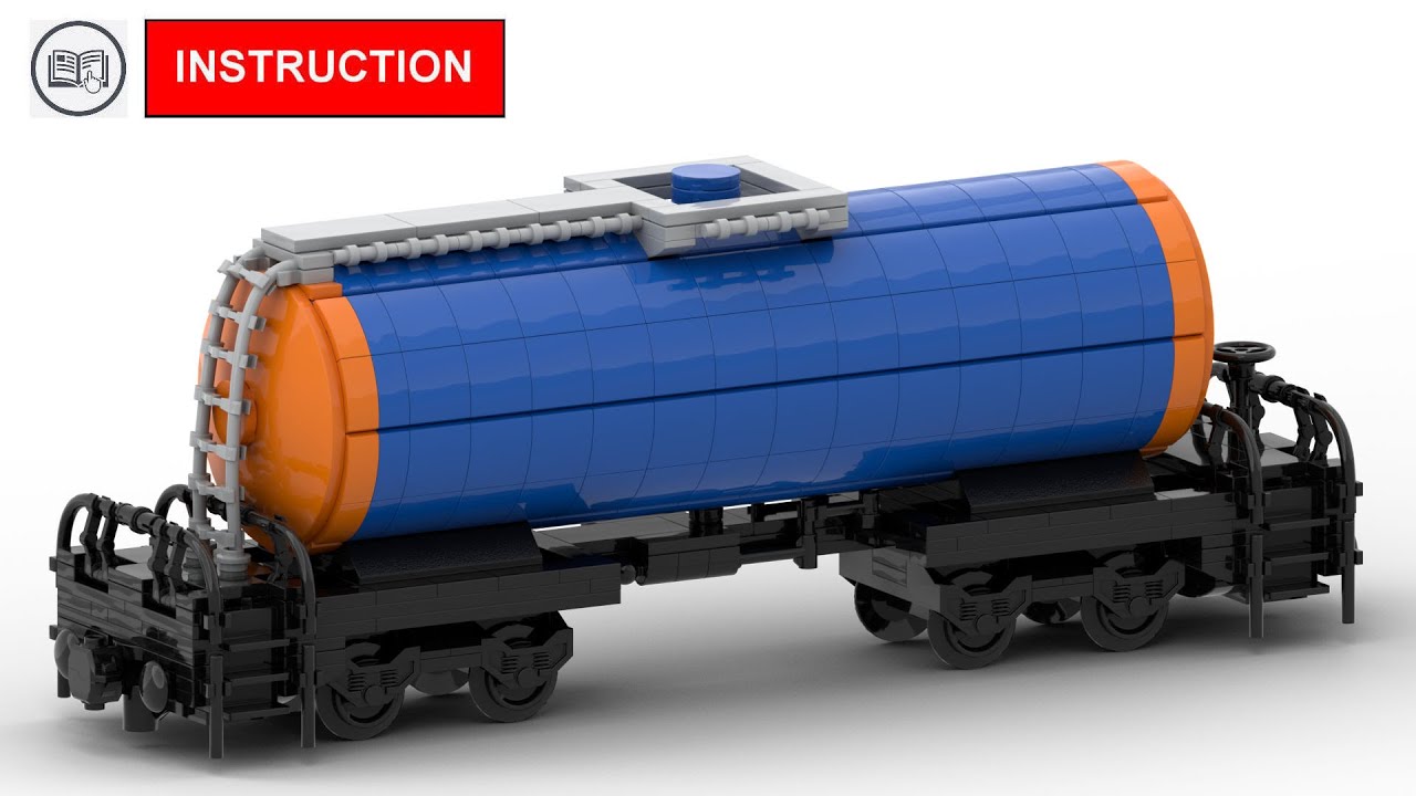 LEGO Train instruction - Wagon citerne - MOC