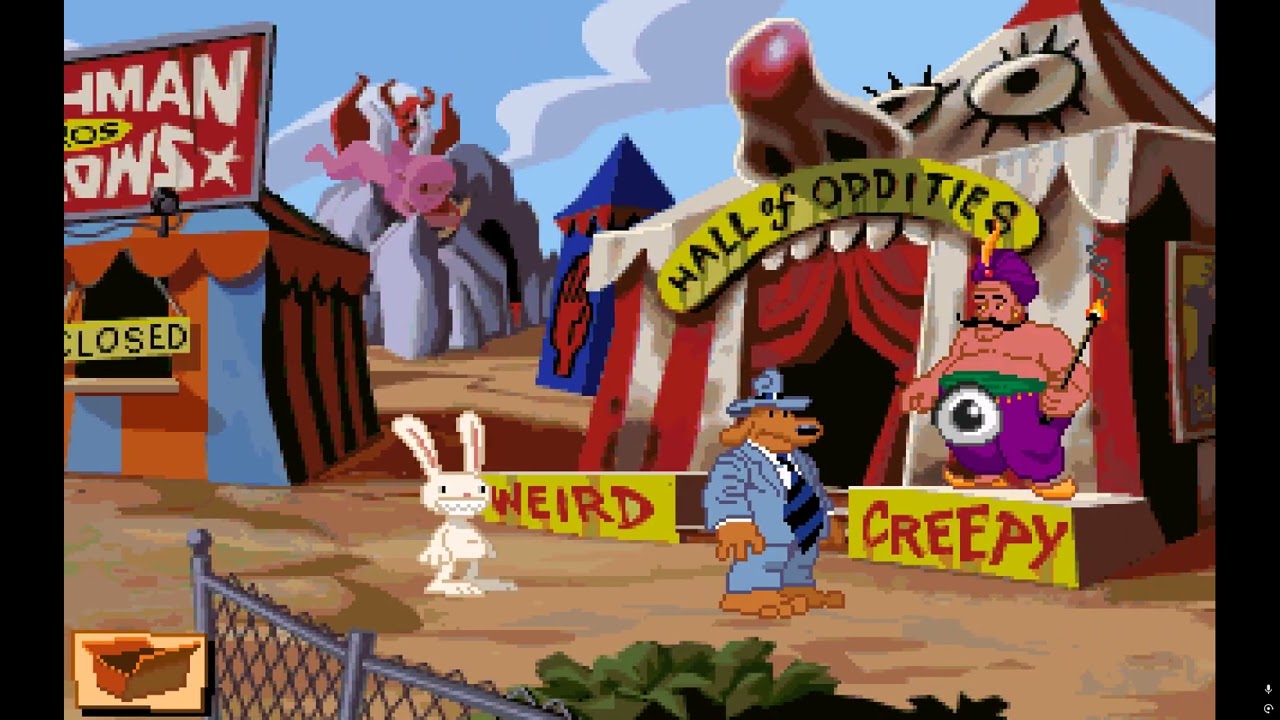 sam & max hit the road gameplay ita parte 1