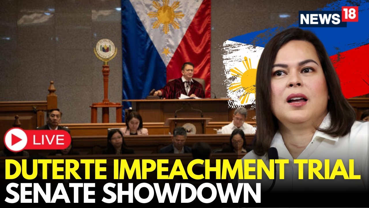 Philippines Senate Showdown LIVE: Sara Duterte Impeachment Trial LATEST UPDATE | N18G