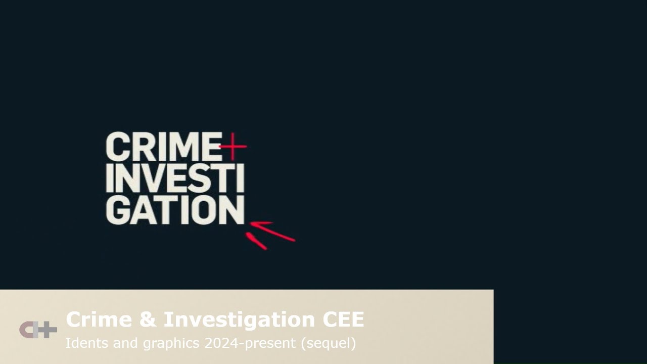 Crime+Investigation CEE idents and graphics 2024-present (sequel)