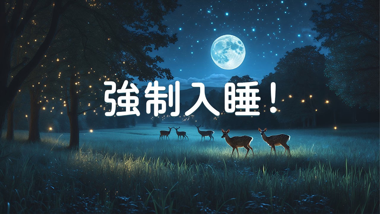 【100%無廣告 ,強制入睡!!】超強助眠輕音樂 - 睡前必聽的一首歌, 治癒焦慮，溫柔入夢,  3小時放鬆音樂