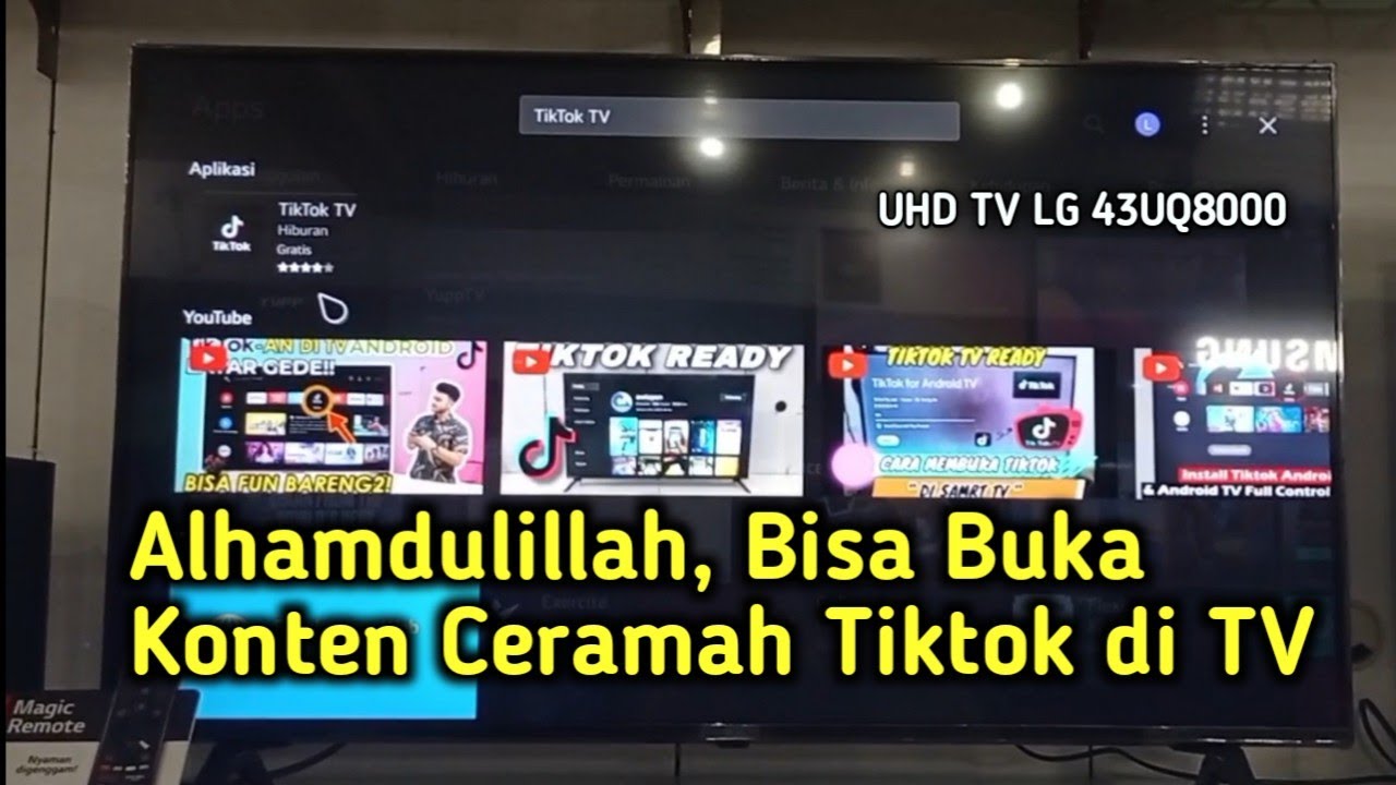 Cara Menginstal & Menautkan Akun Tiktok Di Smart TV LG