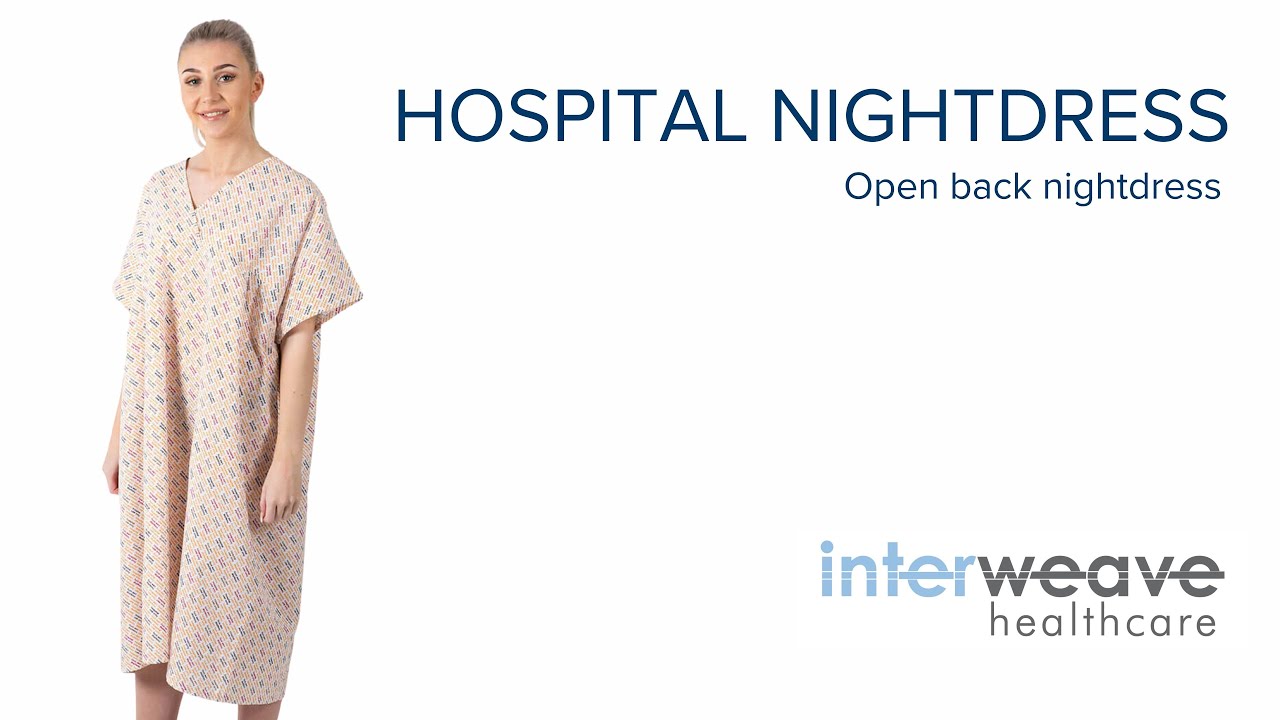 Hospital Nightdress With Open Back