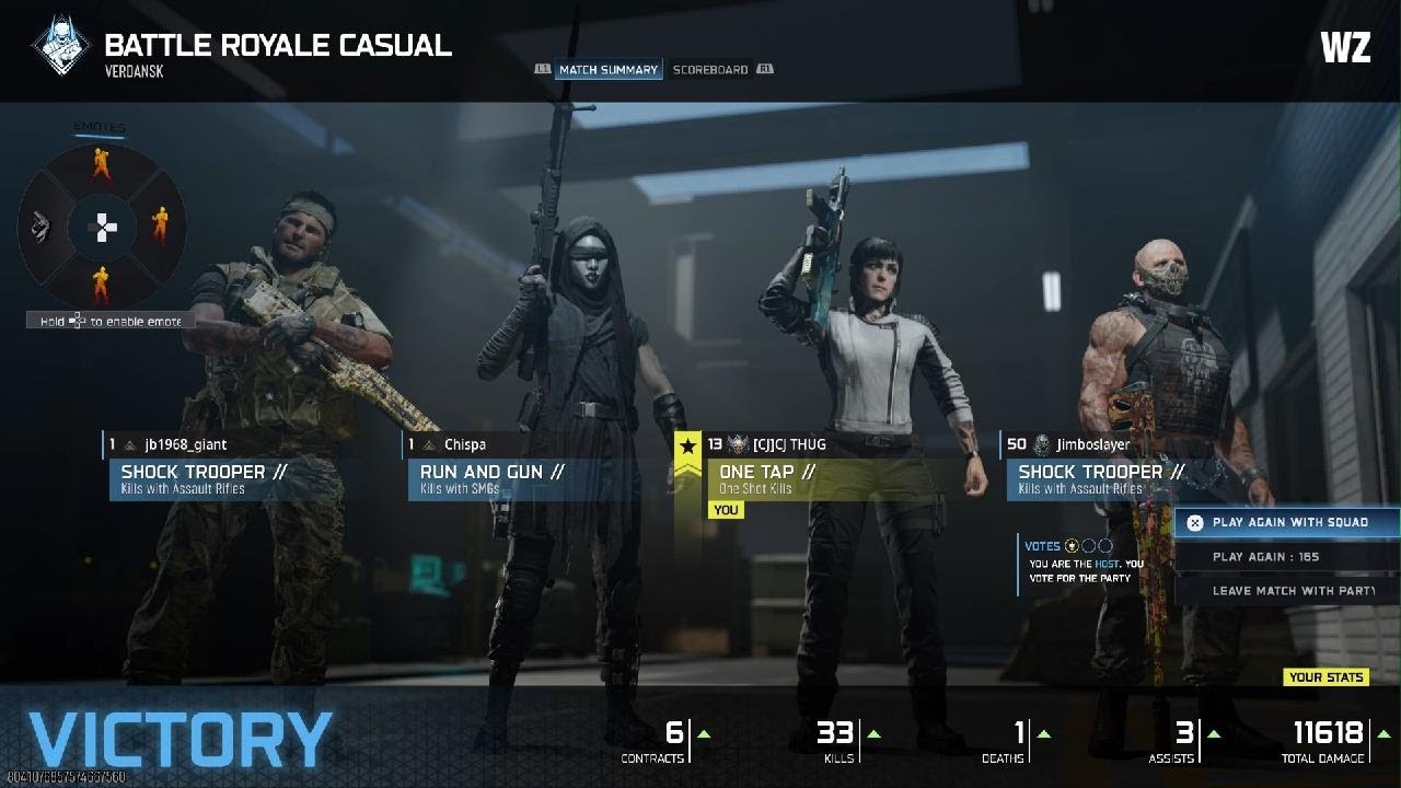 Call of Duty B07 Warzone BattleRoyal Quads Victory Gameplay With Jimboslayer # 302