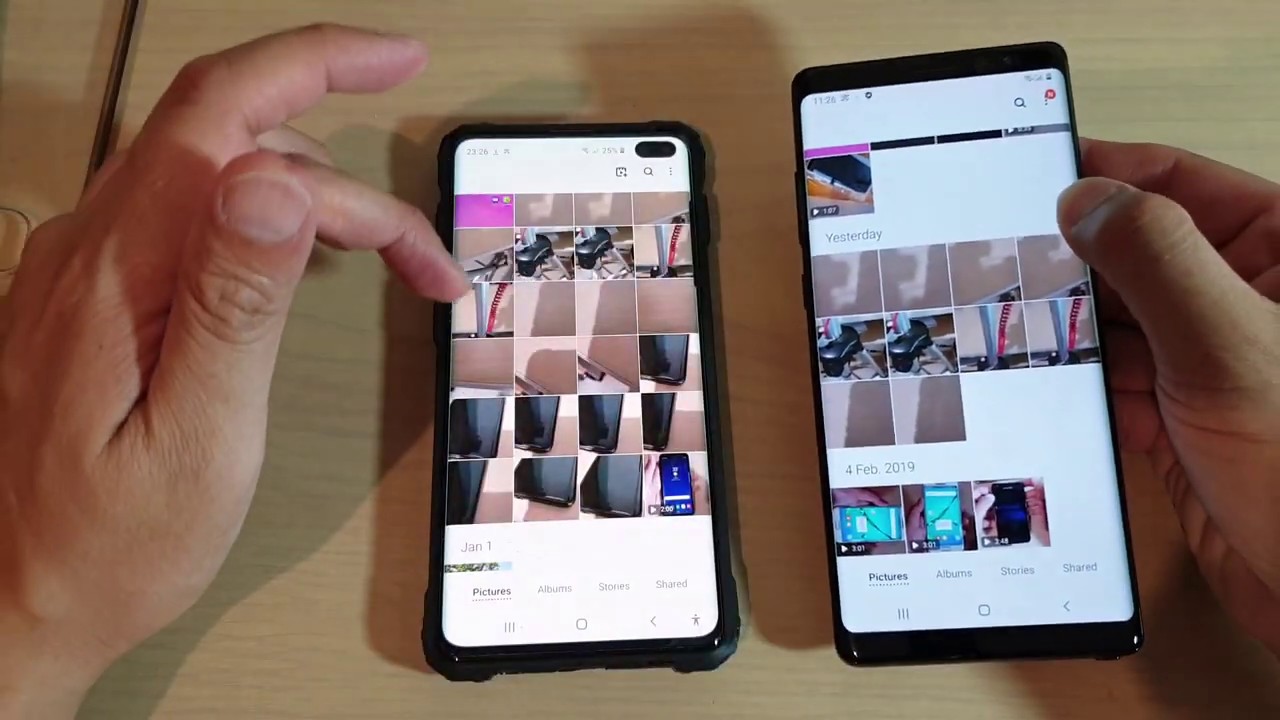 Galaxy S10 / S10+: как перенести/создать резервную копию фотографий на другое устройство с помощь...