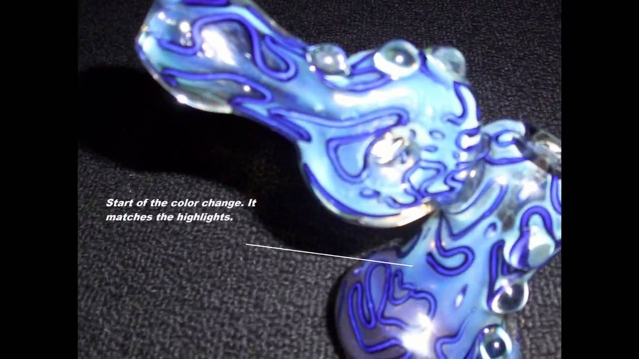Inside out glass bubbler