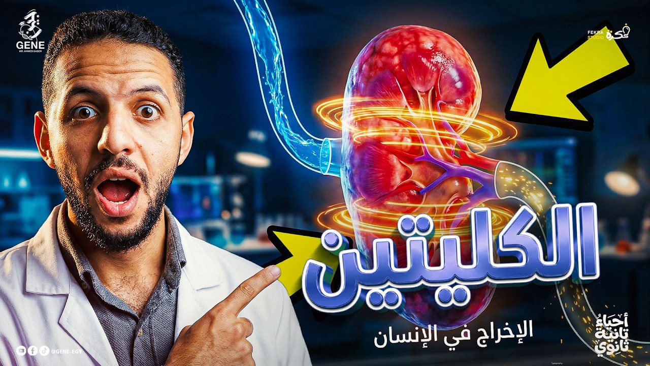 الاخراج في الإنسان (الكليتين) - أحياء تانية ثانوي 2026