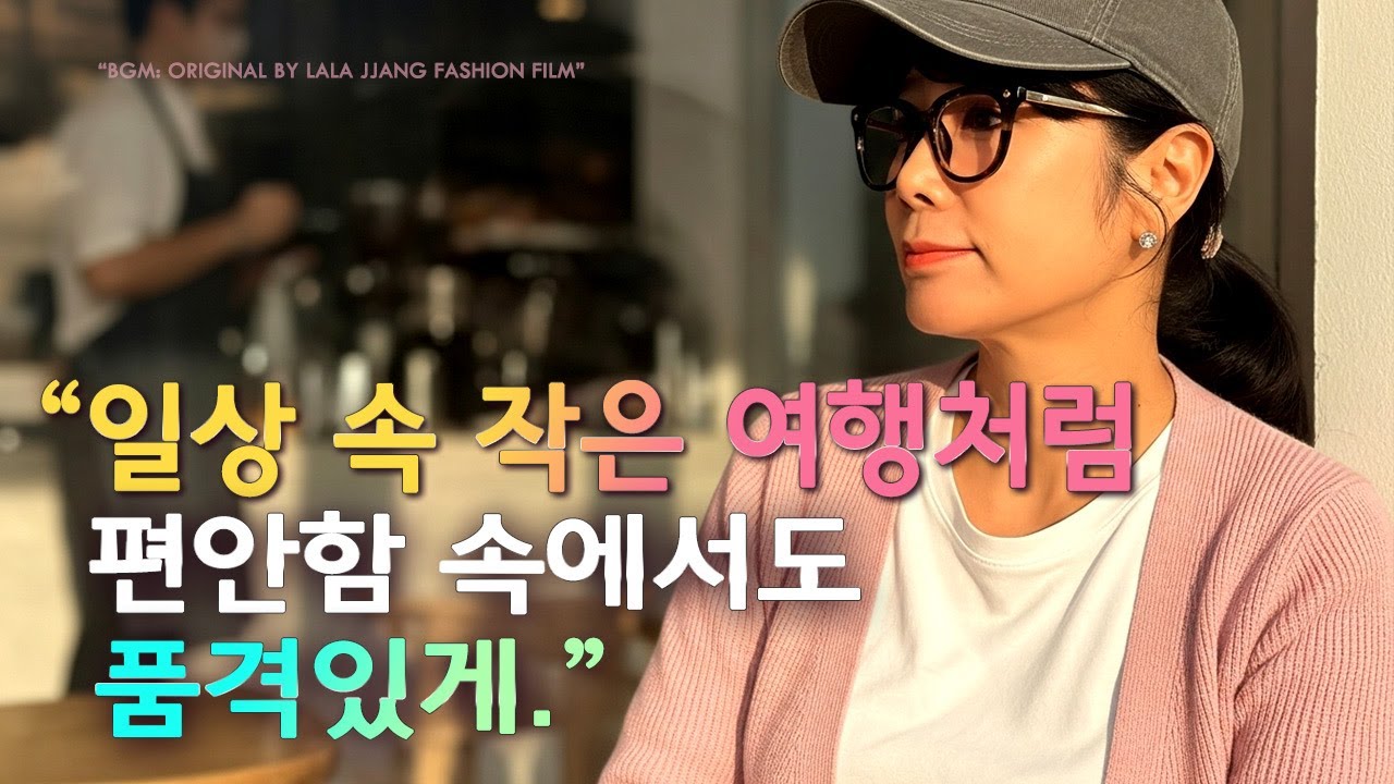 편안함 속에서도 품격 있게 입을 수  있는 중년의 가을 여행패션