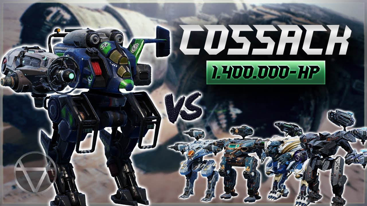 1.4 Million HP Cossack vs Titans – Mk3 Lio Build | War Robots Gameplay