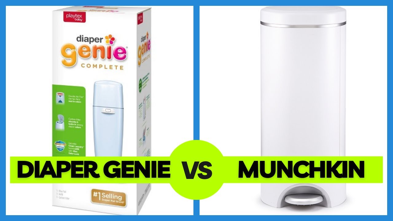 Diaper Genie vs Munchkin - Which Is Best? | Diaper Pail Side-By-Side Comparison