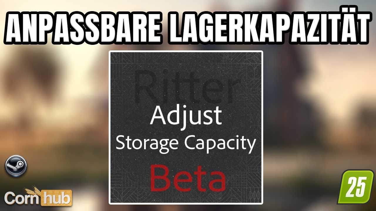 LS25 Anpassbare Lagerkapazität – Lager & Fahrzeuge frei einstellenv