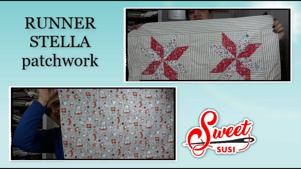 facilissimo RUNNER STELLA PATCHWORK 595 / idee regalo per NATALE / SWEET SUSI