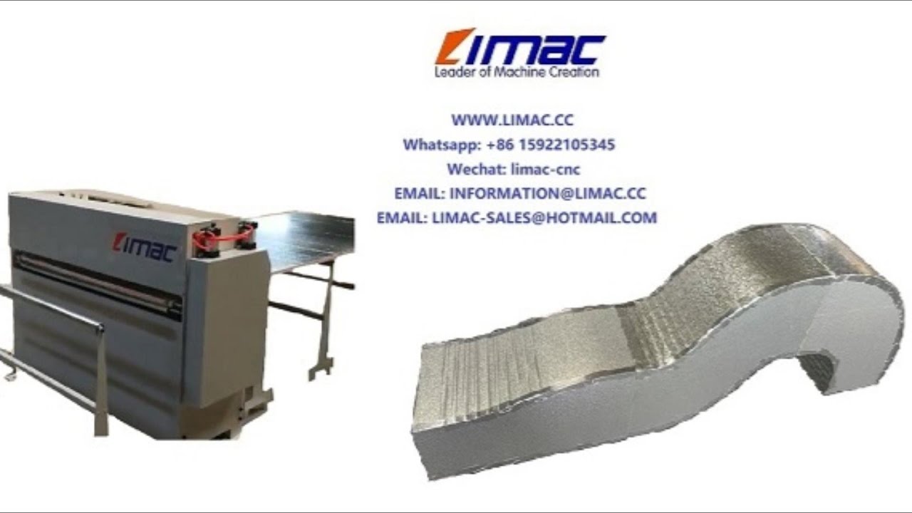 Pre-insulated duct bending machine LIMAC R1001 model