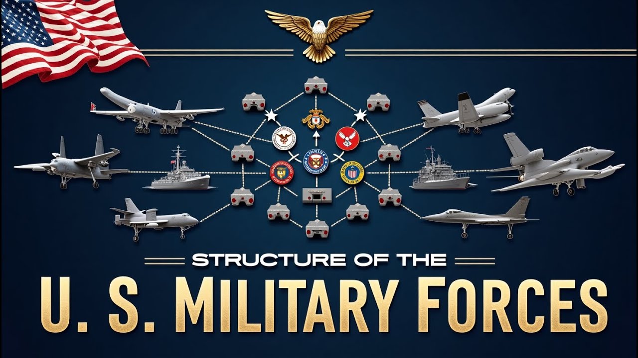 Powerful Structure of the U S  Military Forces