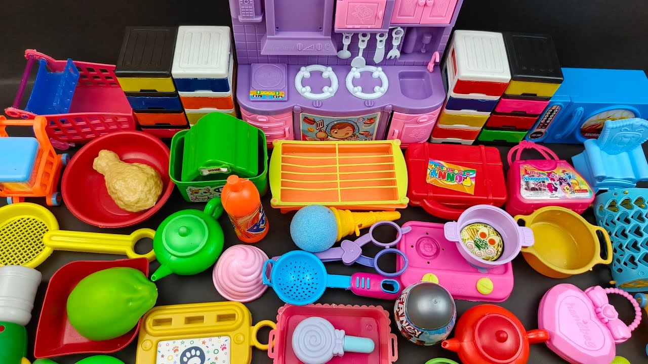 16.03 Minutes Satisfying with Unboxing Hello Kitty Sanrio | Cute Tiny Mini ASMR Kitchen Set