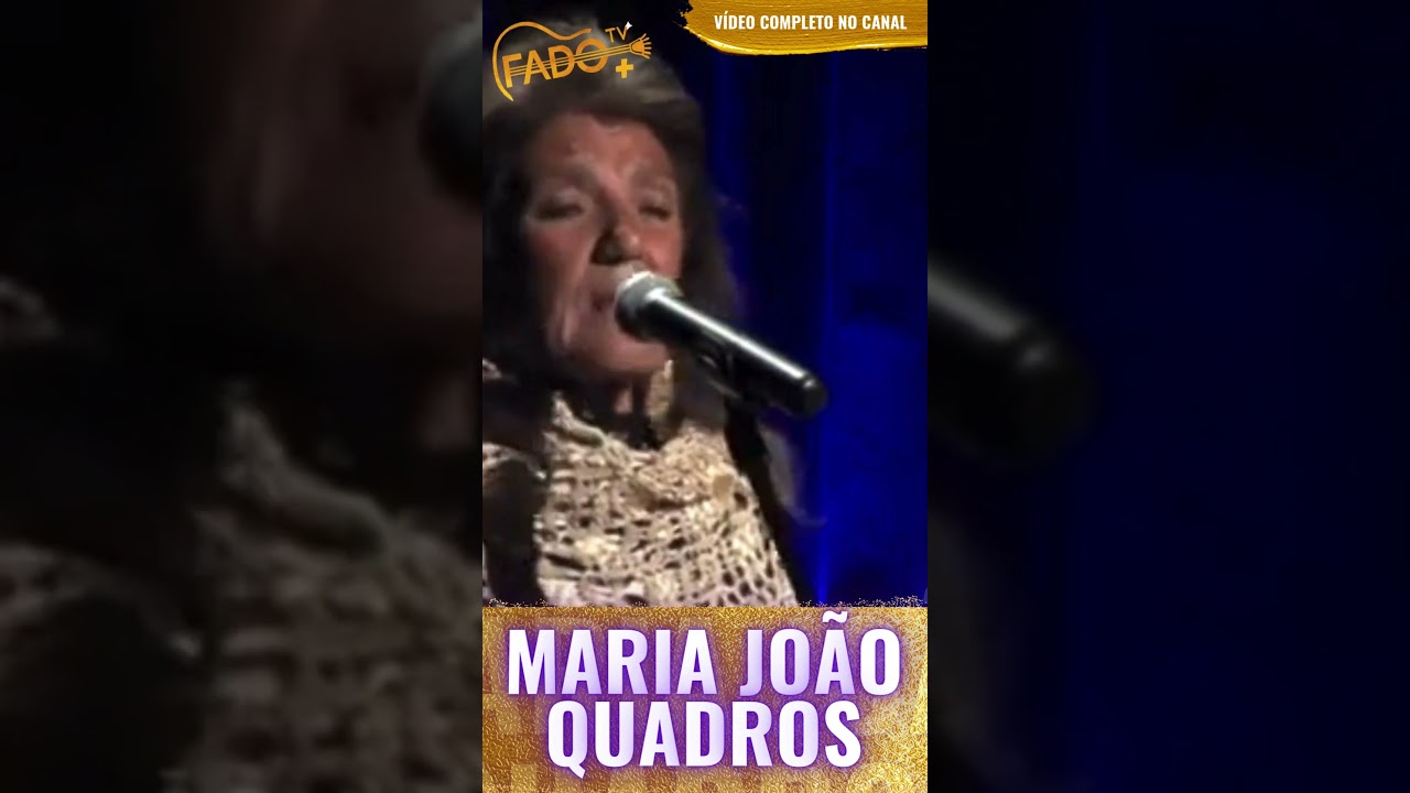 🎙️ MARIA JO&Atilde;O QUADROS interpreta &ldquo;Meu Amor Abre A Janela&rdquo;! #fadotv