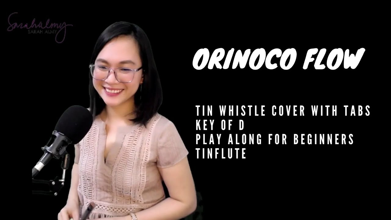 ORINOCO FLOW ENYA | TIN WHISTLE COVER WITH TABS |  KEY OF D | PLAY ALONG FOR BEGINNERS | TINFLUTE