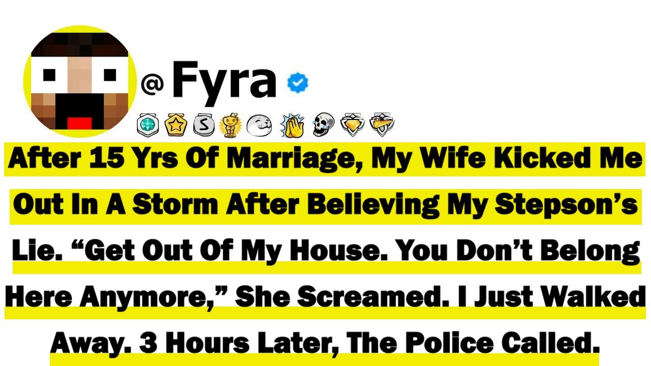 After 15 Yrs Of Marriage, My Wife Kicked Me Out In A Storm After Believing My Stepson’s Lie. “Get Ou