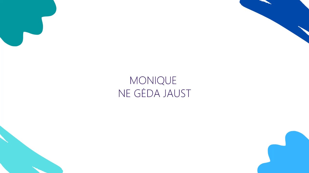 Monique - Ne gėda jaust (Acoustic Piano Karaoke)
